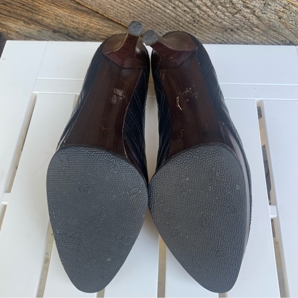 Stuart Weitzman Women’s Quilted Leather Heels Sz 6.5 Shoes Dress Stiletto Pumps - Picture 11 of 11